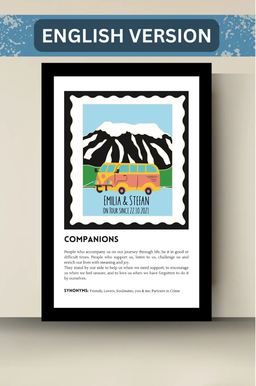 Compagnons (Bus) - Cadeau Personnalisable