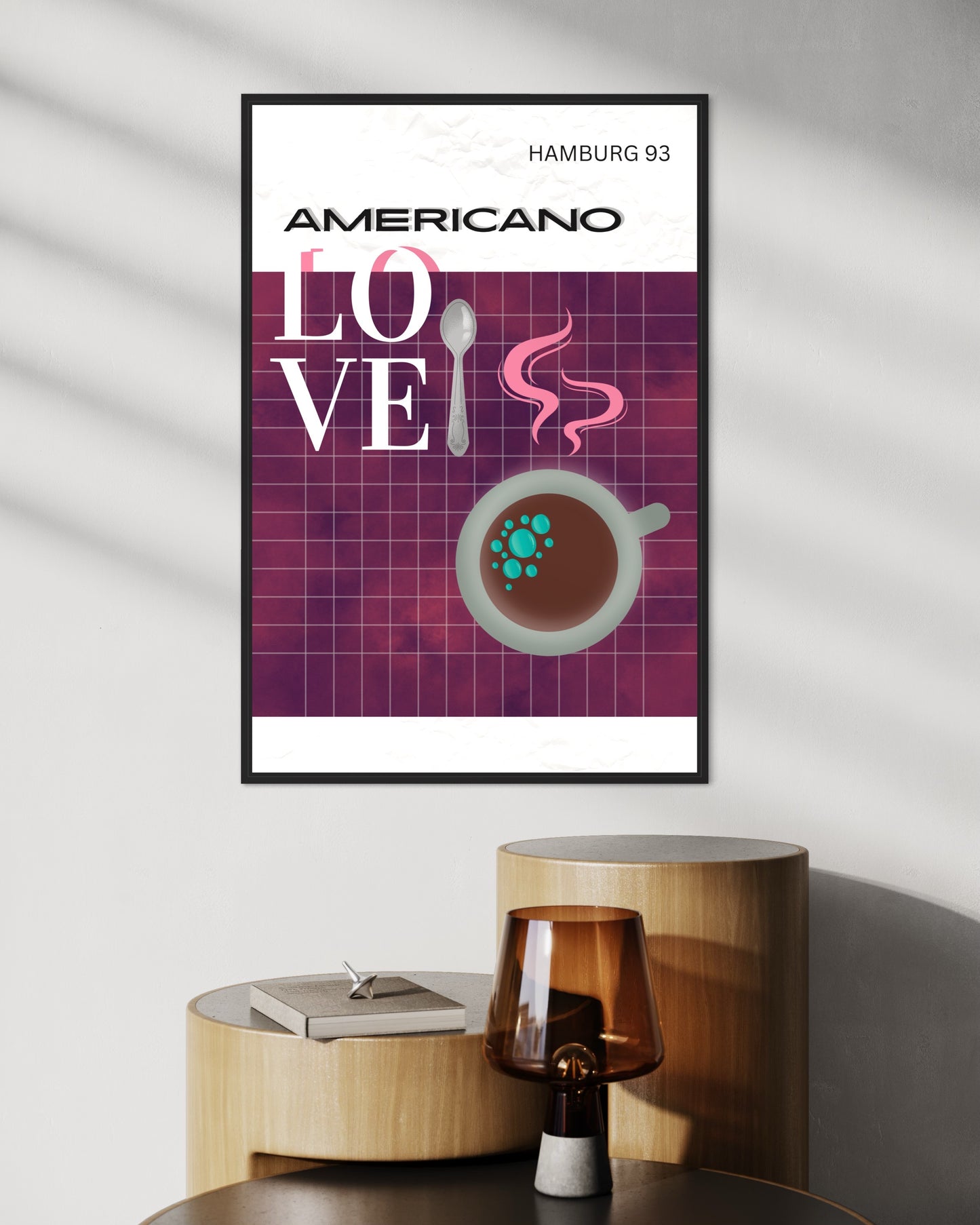 Freya Hearts Premium Poster; Wohnzimmer Poster; Skandinavisches Design; Minimalistisches Poster; Moderne Wall Art; Esszimmer Poster; Küchen Poster; Wandkunst; Kaffee Poster; Coffee love Poster;