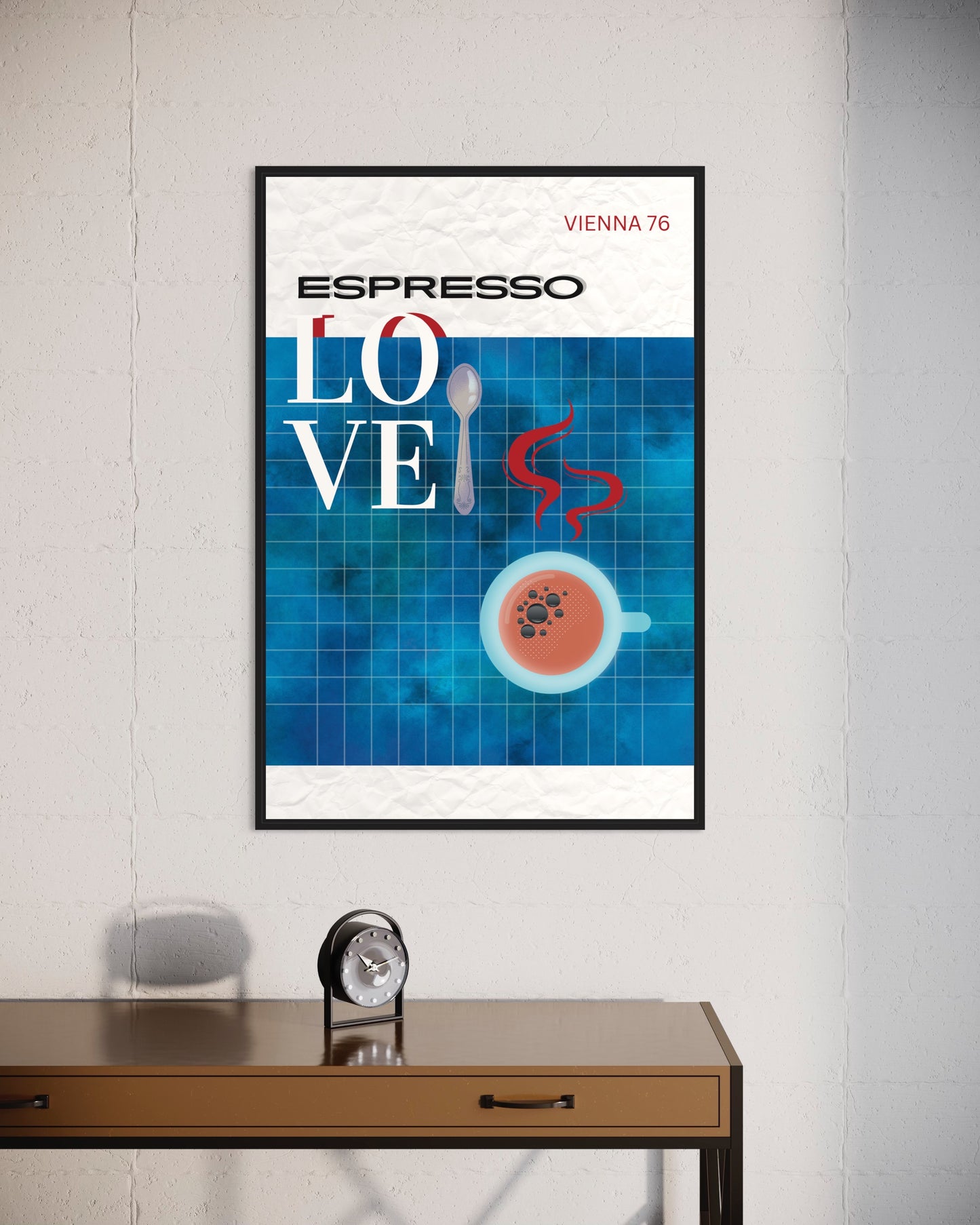 Freya Hearts Premium Poster; Wohnzimmer Poster; Skandinavisches Design; Minimalistisches Poster; Moderne Wall Art; Esszimmer Poster; Küchen Poster; Wandkunst; Kaffee Poster; Coffee love Poster;