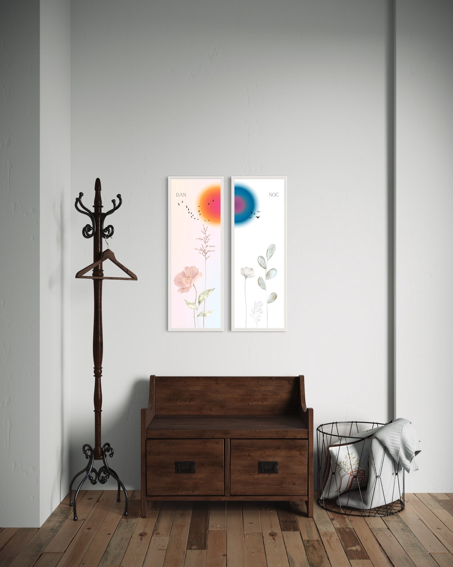 Freya Hearts Premium Poster; Wohnzimmer Poster; Skandinavisches Design; Minimalistisches Poster; Moderne Wall Art; Esszimmer Poster; Küchen Poster; Wandkunst; Blumenposter; Küchenposter;