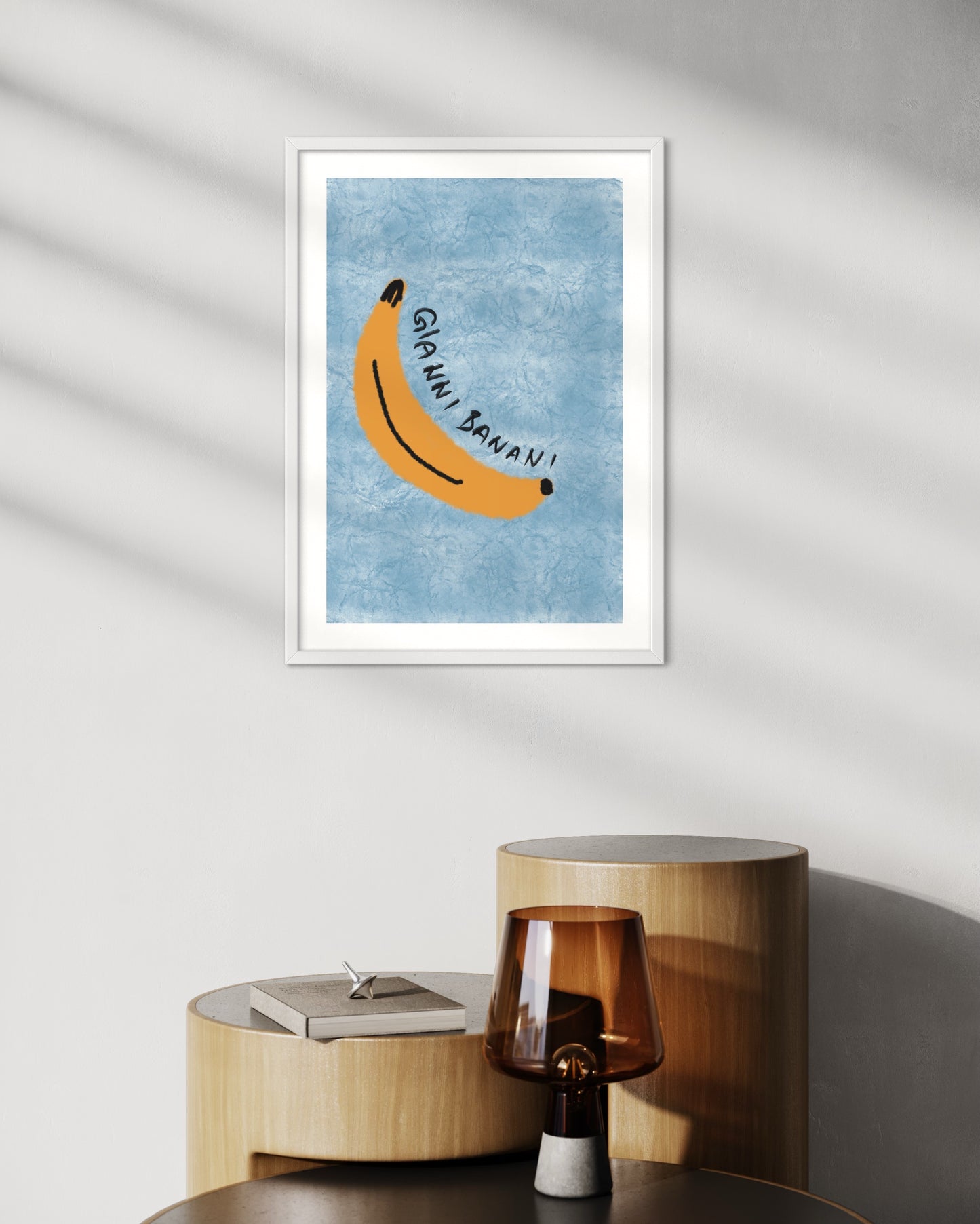 Freya Hearts Premium Poster; Wohnzimmer Poster; Skandinavisches Design; Minimalistisches Poster; Moderne Wall Art; Esszimmer Poster; Küchen Poster; Wandkunst; Banane Poster;