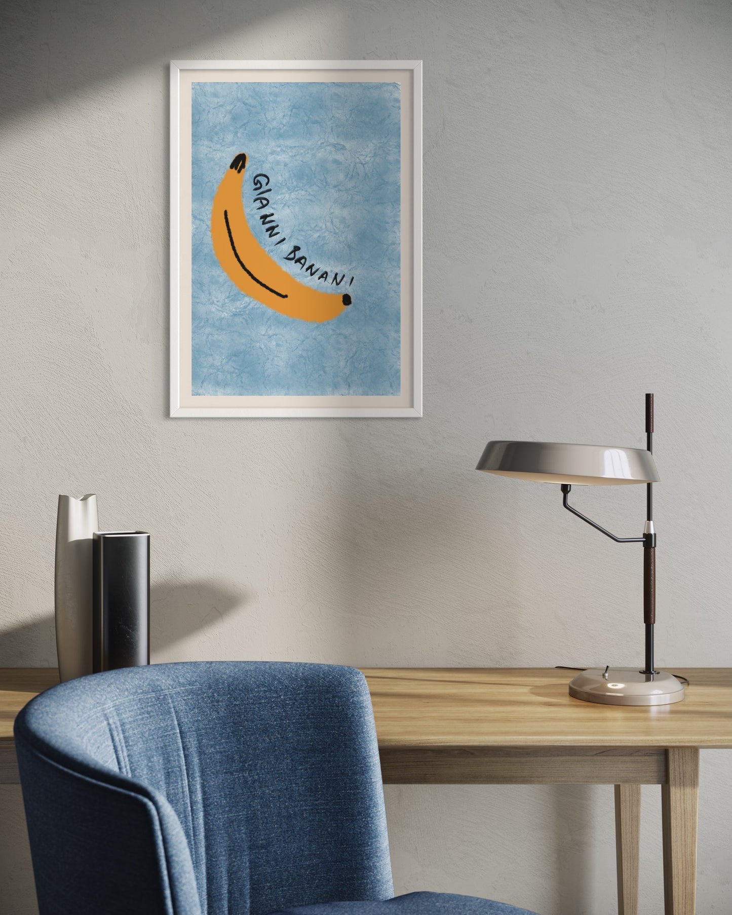 Freya Hearts Premium Poster; Wohnzimmer Poster; Skandinavisches Design; Minimalistisches Poster; Moderne Wall Art; Esszimmer Poster; Küchen Poster; Wandkunst; Banane Poster;