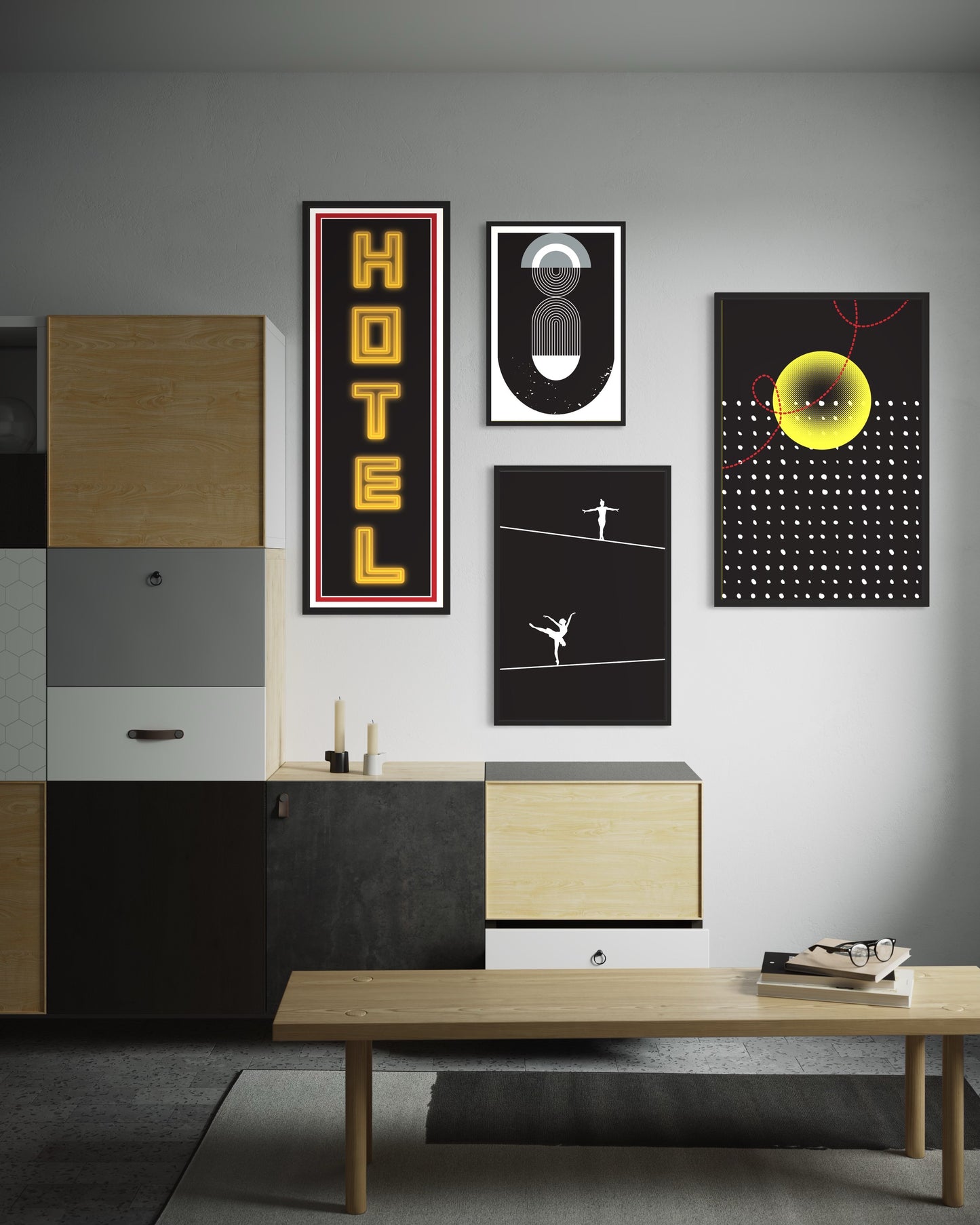Freya Hearts Premium Poster; Wohnzimmer Poster; Skandinavisches Design; Minimalistisches Poster; Moderne Wall Art; Esszimmer Poster; Küchen Poster; Wandkunst; Hotel Poster; Schild Poster;
