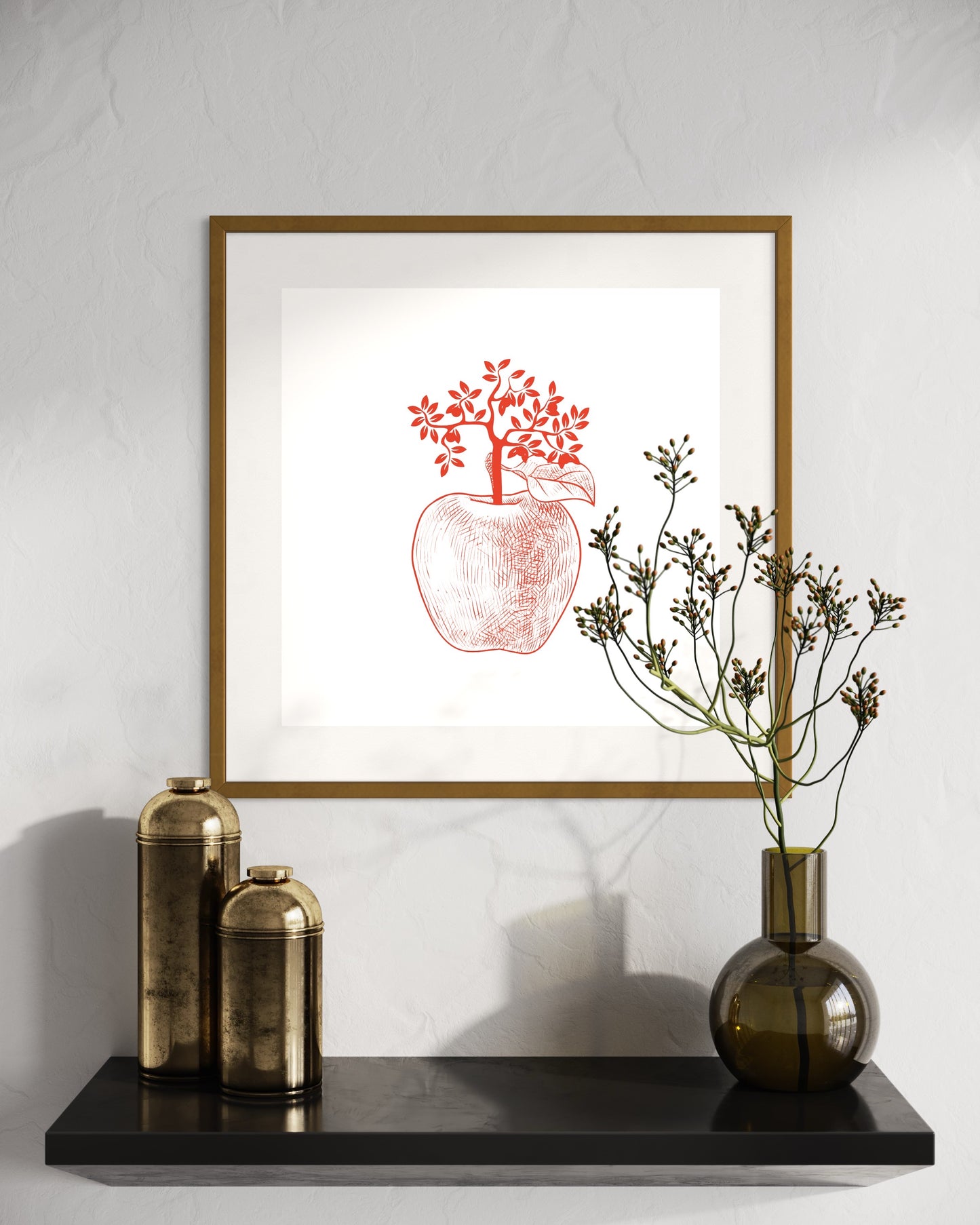 Affiche Premium "Pomme Rouge" - Edition 1