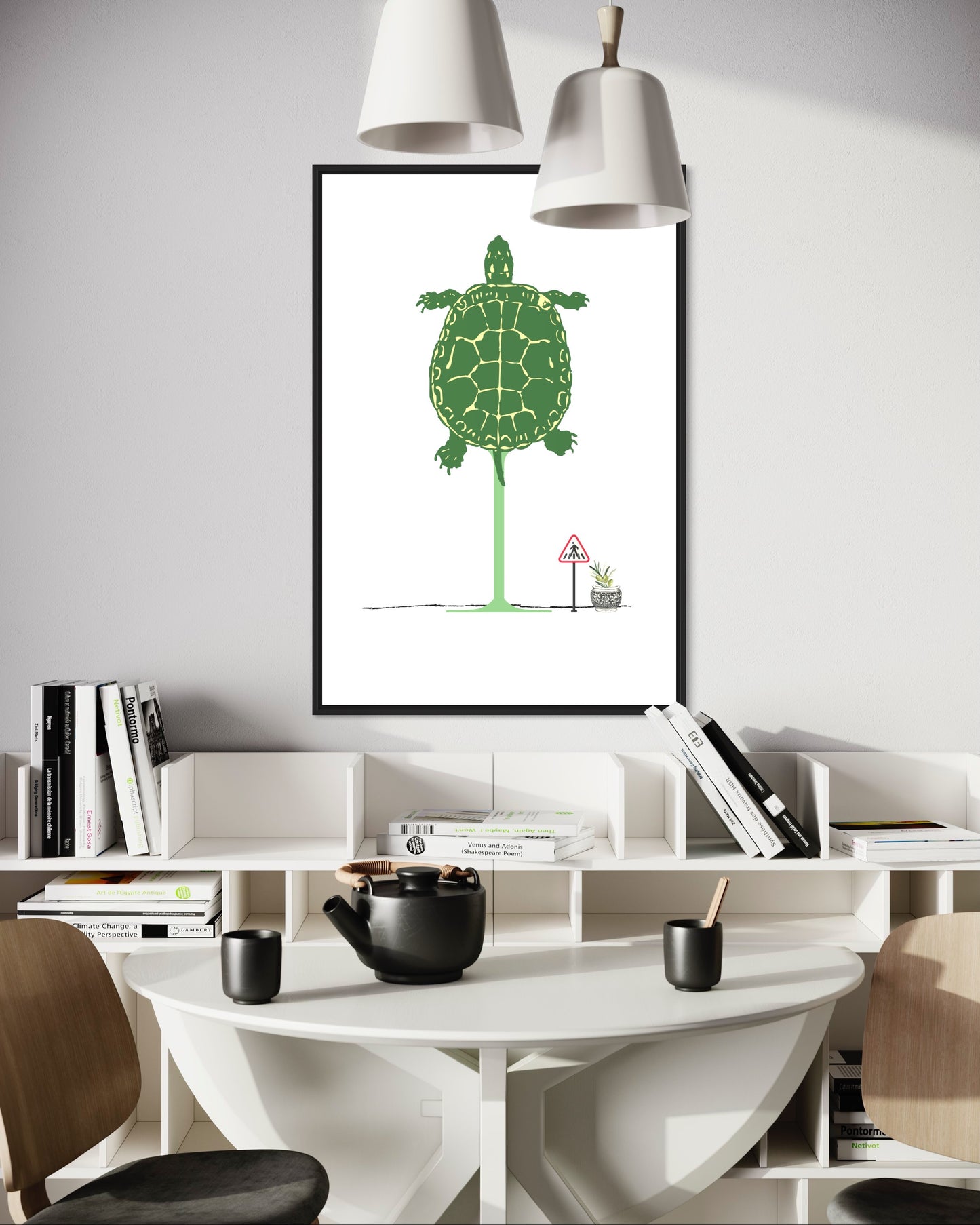 Freya Hearts Premium Poster; Wohnzimmer Poster; Tier Poster; Moderne Wall Art; Cocktail Poster; Küchen Poster; Wandkunst