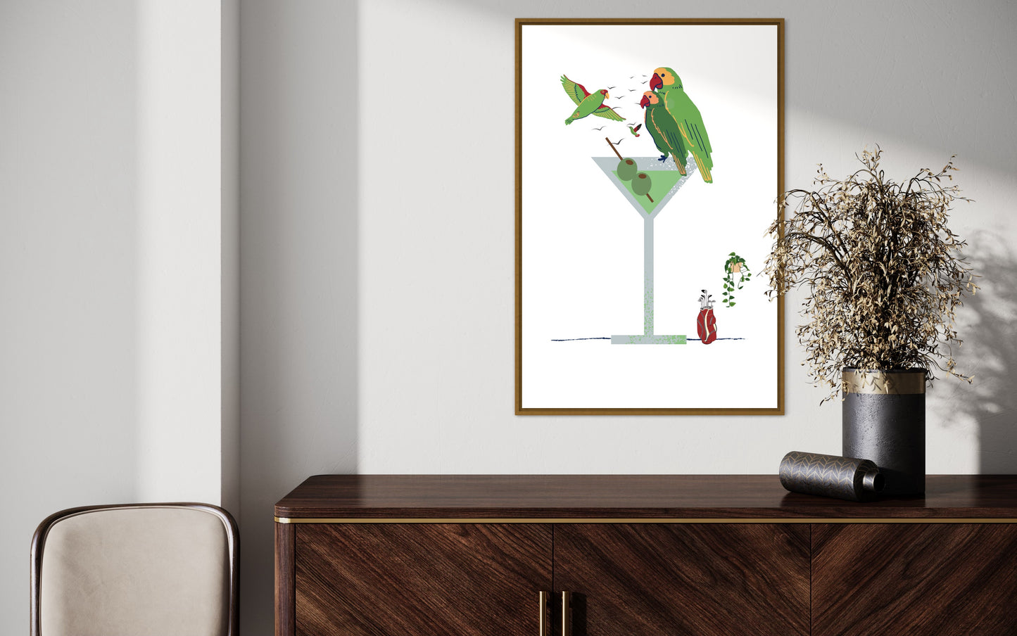 Freya Hearts Premium Poster; Wohnzimmer Poster; Tier Poster; Moderne Wall Art; Cocktail Poster; Küchen Poster; Wandkunst
