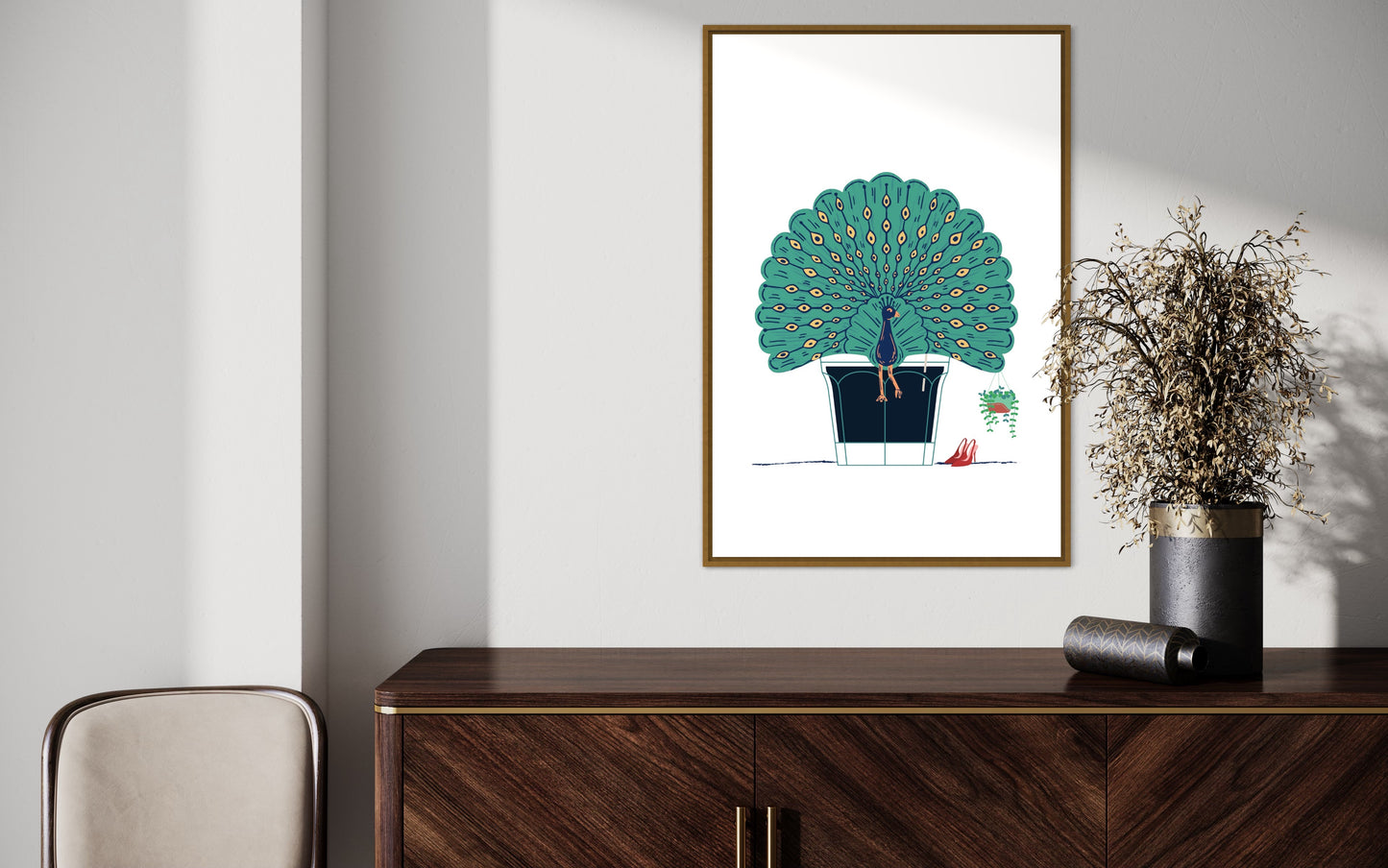 Freya Hearts Premium Poster; Wohnzimmer Poster; Tier Poster; Moderne Wall Art; Cocktail Poster; Küchen Poster; Wandkunst