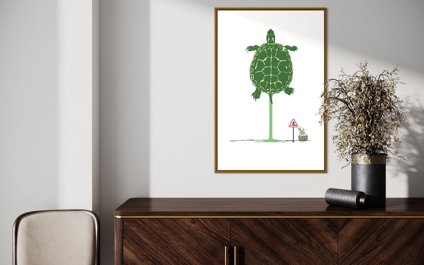 Boissons Animales "Tortue" Poster Premium