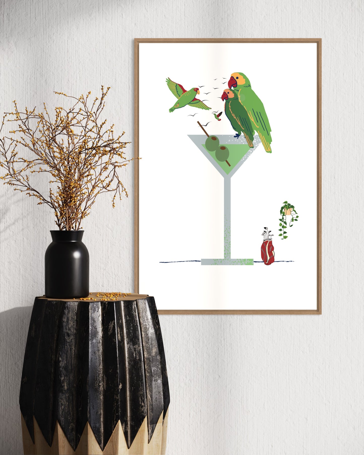 Freya Hearts Premium Poster; Wohnzimmer Poster; Tier Poster; Moderne Wall Art; Cocktail Poster; Küchen Poster; Wandkunst