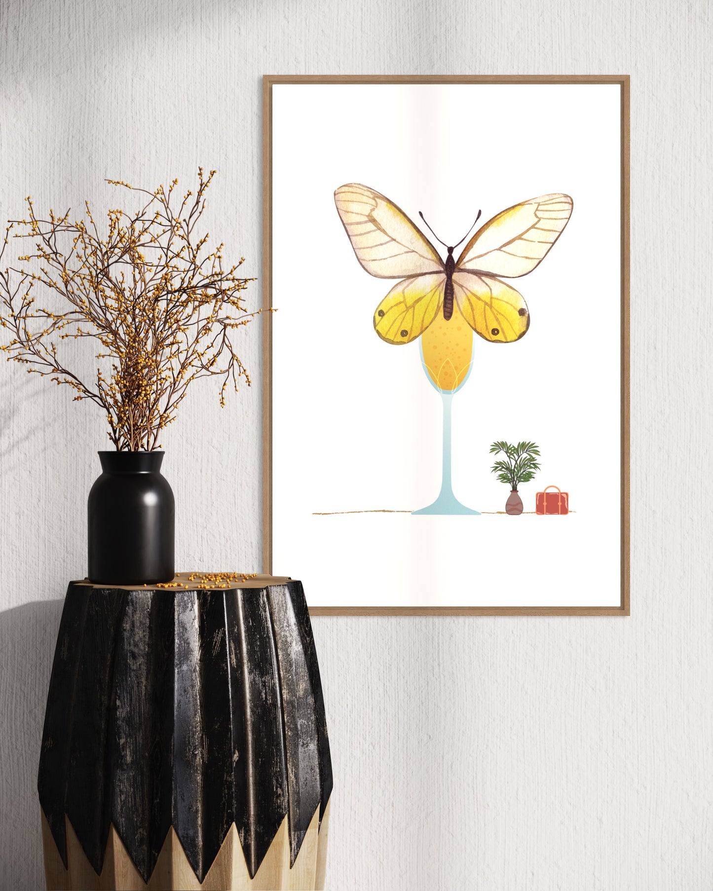 Freya Hearts Premium Poster; Wohnzimmer Poster; Tier Poster; Moderne Wall Art; Cocktail Poster; Küchen Poster; Wandkunst