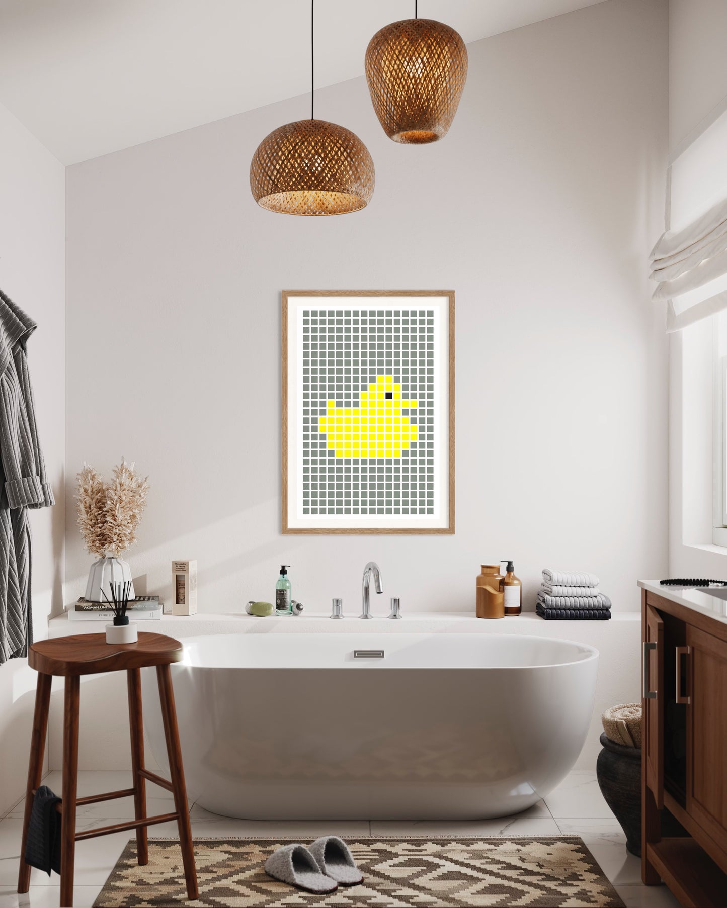 Freya Hearts Premium Poster; Wohnzimmer Poster; Tier Poster; Moderne Wall Art; Cocktail Poster; Küchen Poster; Wandkunst