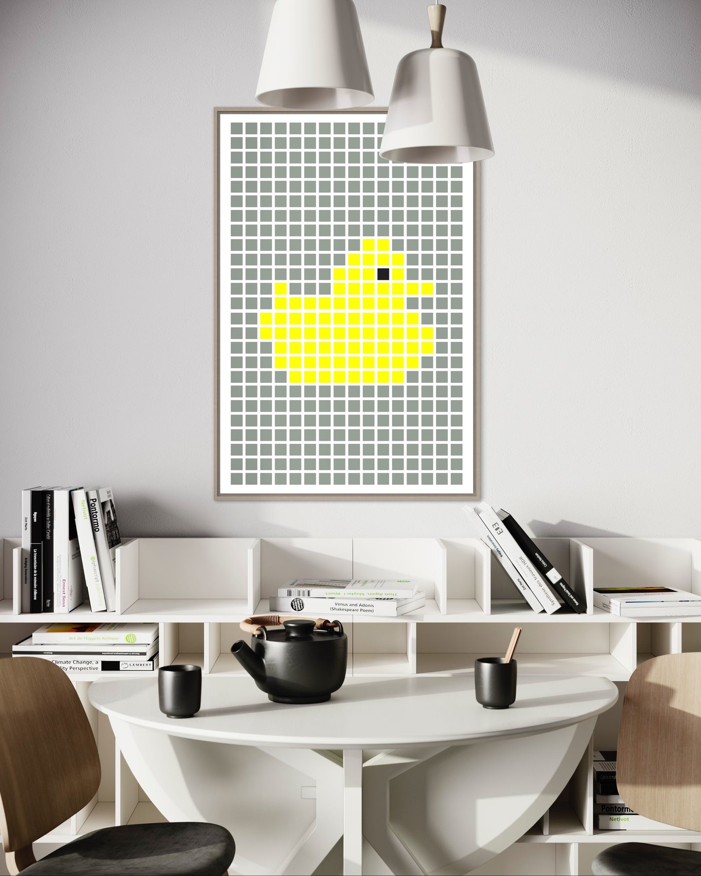 Freya Hearts Premium Poster; Wohnzimmer Poster; Tier Poster; Moderne Wall Art; Cocktail Poster; Küchen Poster; Wandkunst