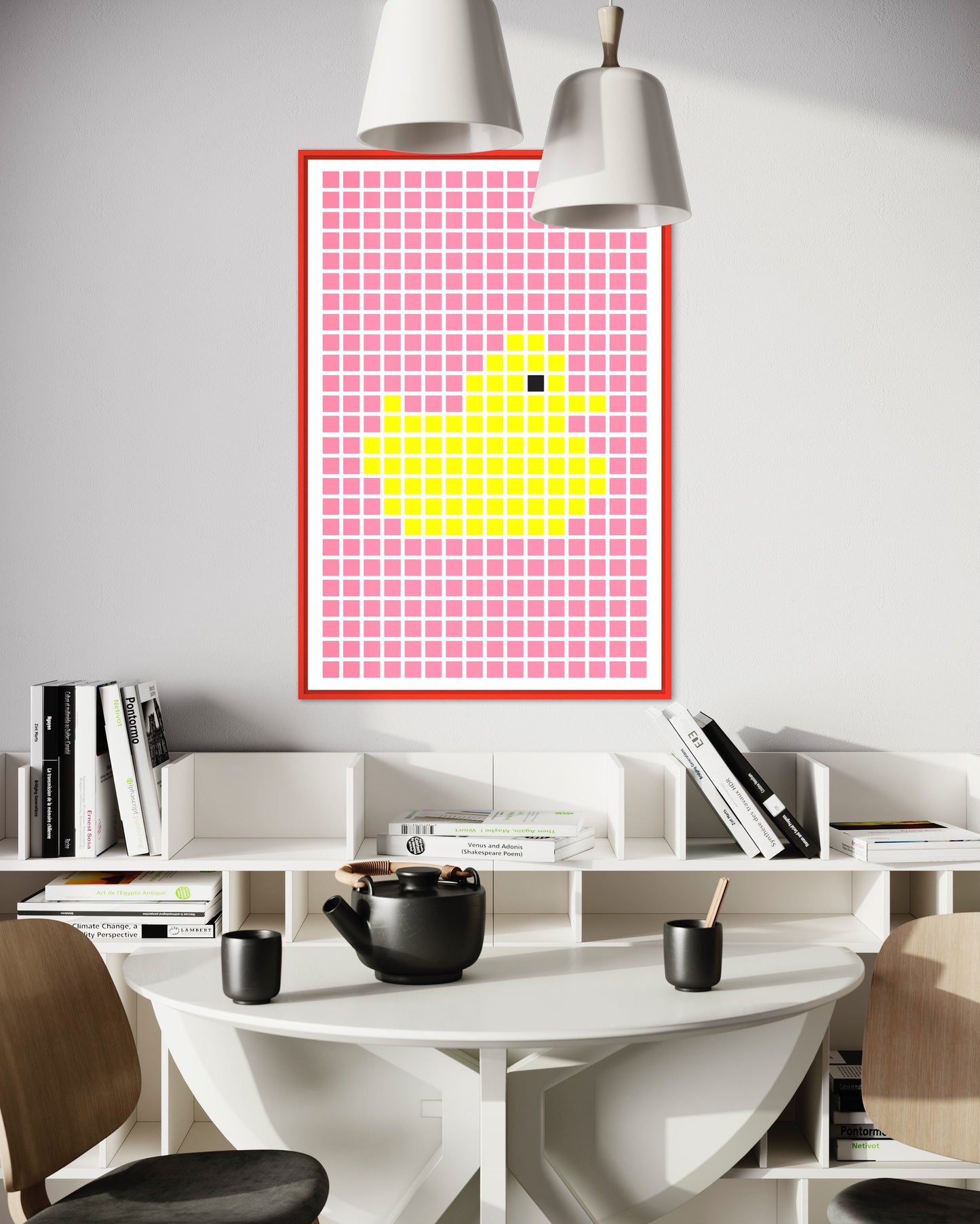 "Rubberduck" Premium Poster - (rosa)