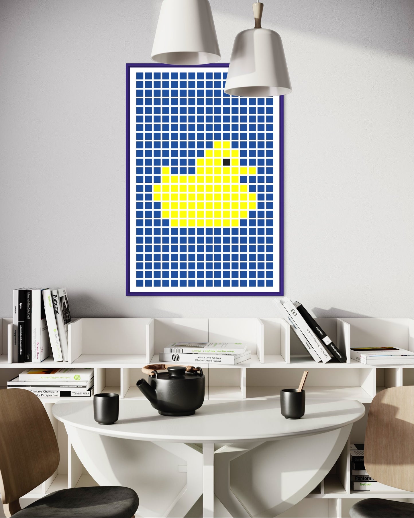 Freya Hearts Premium Poster; Wohnzimmer Poster; Tier Poster; Moderne Wall Art; Cocktail Poster; Küchen Poster; Wandkunst