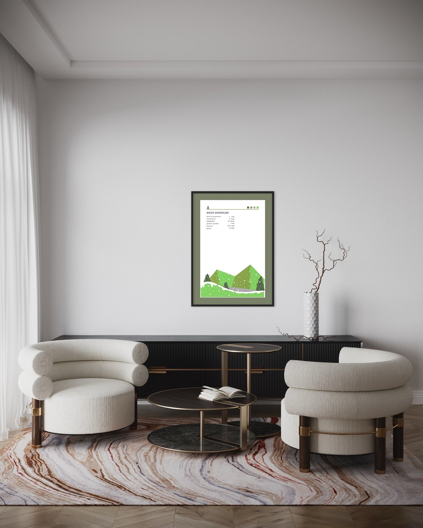 Poster Premium "Winter Wonderland" - (vert)