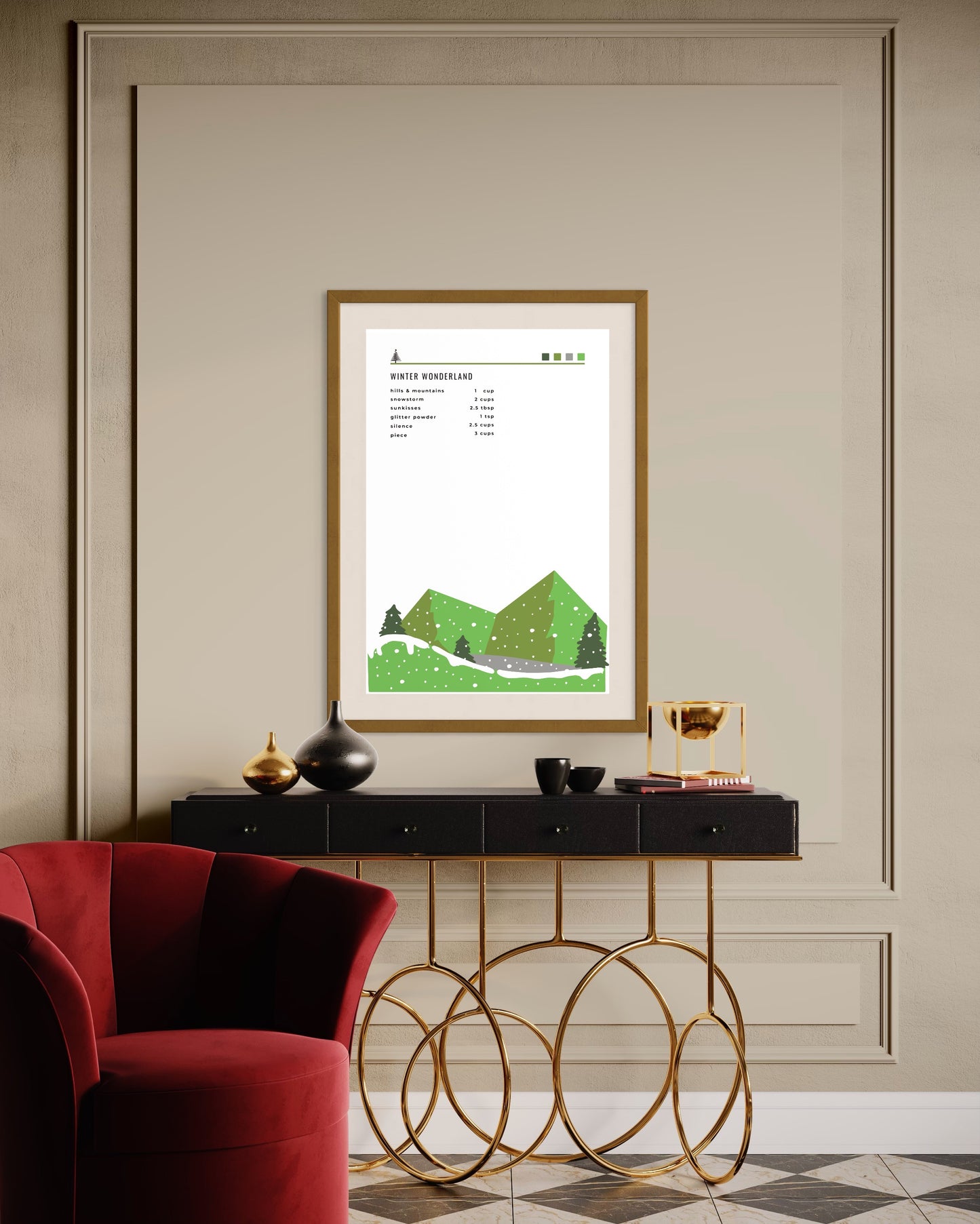 Poster Premium "Winter Wonderland" - (vert)