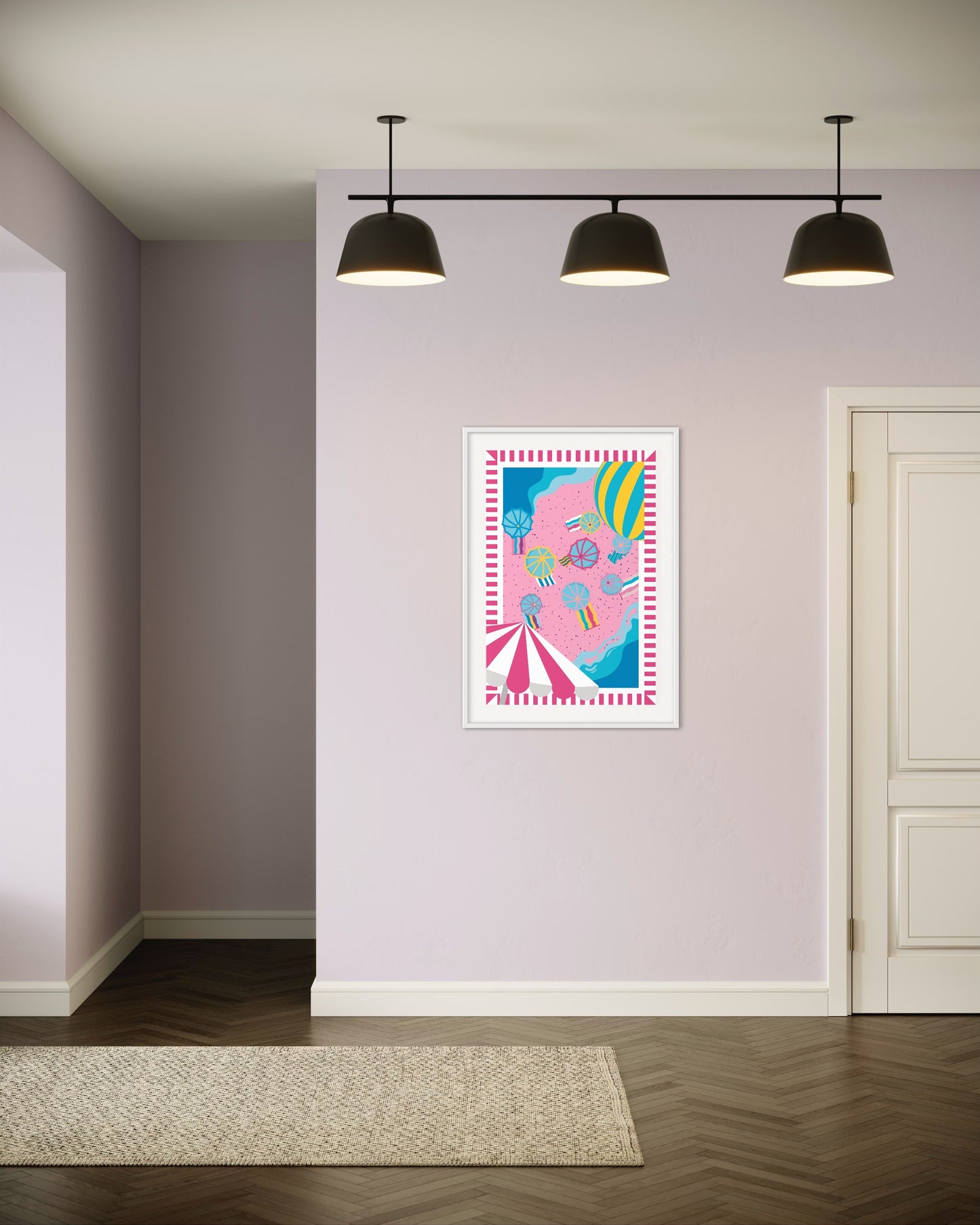 Freya Hearts Premium Poster; Wohnzimmer Poster; Skandinavisches Design; Minimalistisches Poster; Moderne Wall Art; Esszimmer Poster; Küchen Poster; Wandkunst