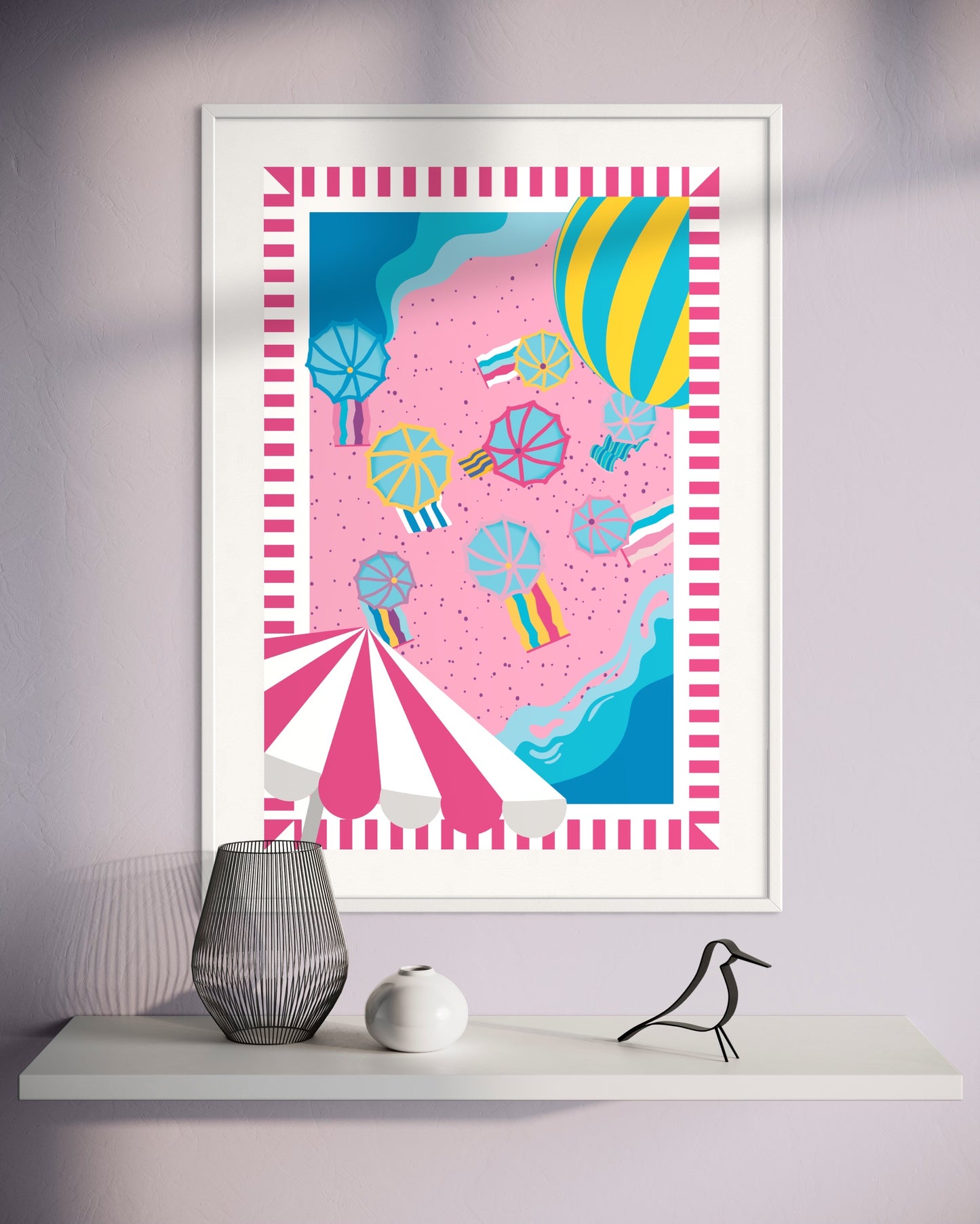 Freya Hearts Premium Poster; Wohnzimmer Poster; Skandinavisches Design; Minimalistisches Poster; Moderne Wall Art; Esszimmer Poster; Küchen Poster; Wandkunst