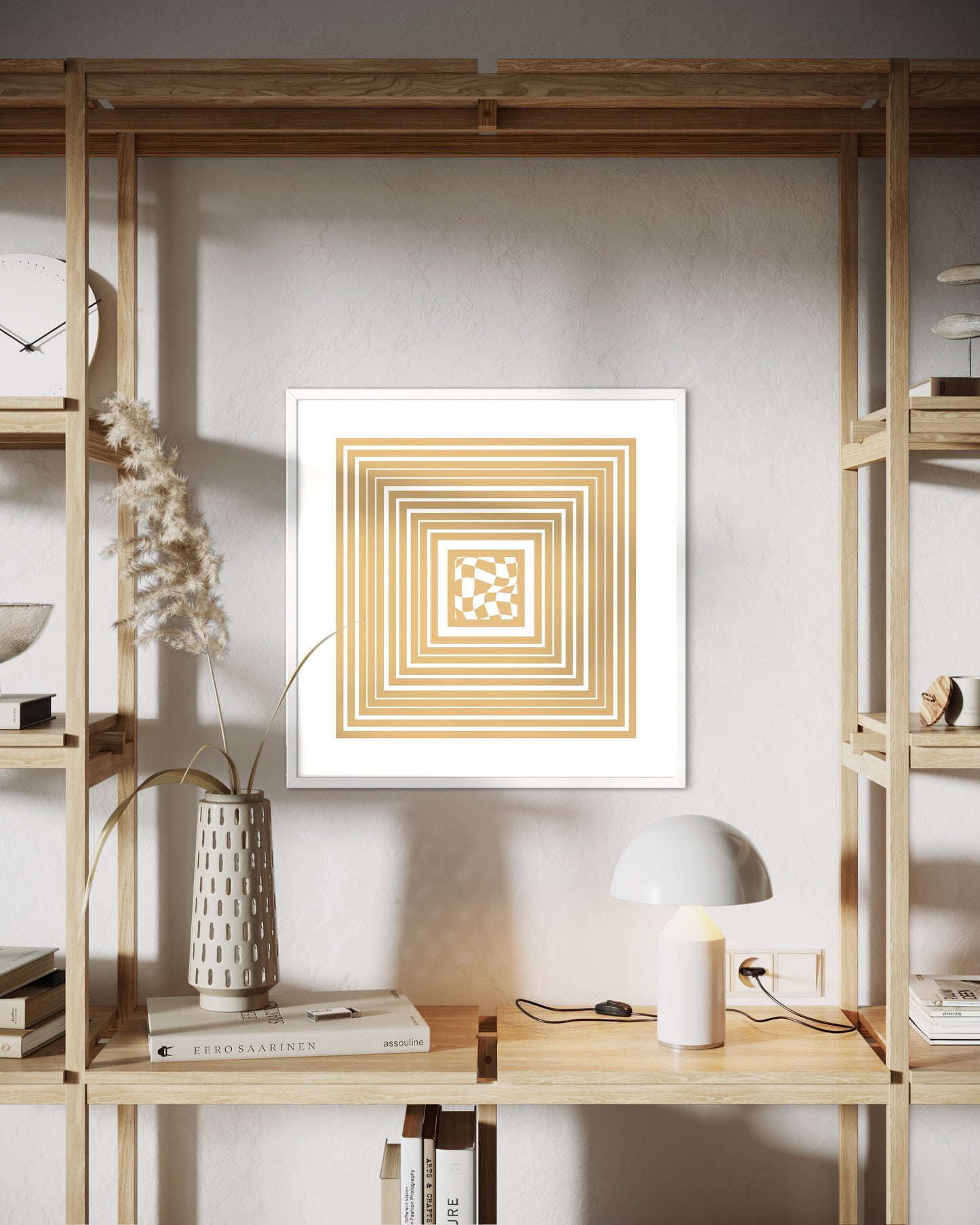 Poster Premium "Carré" - (beige)