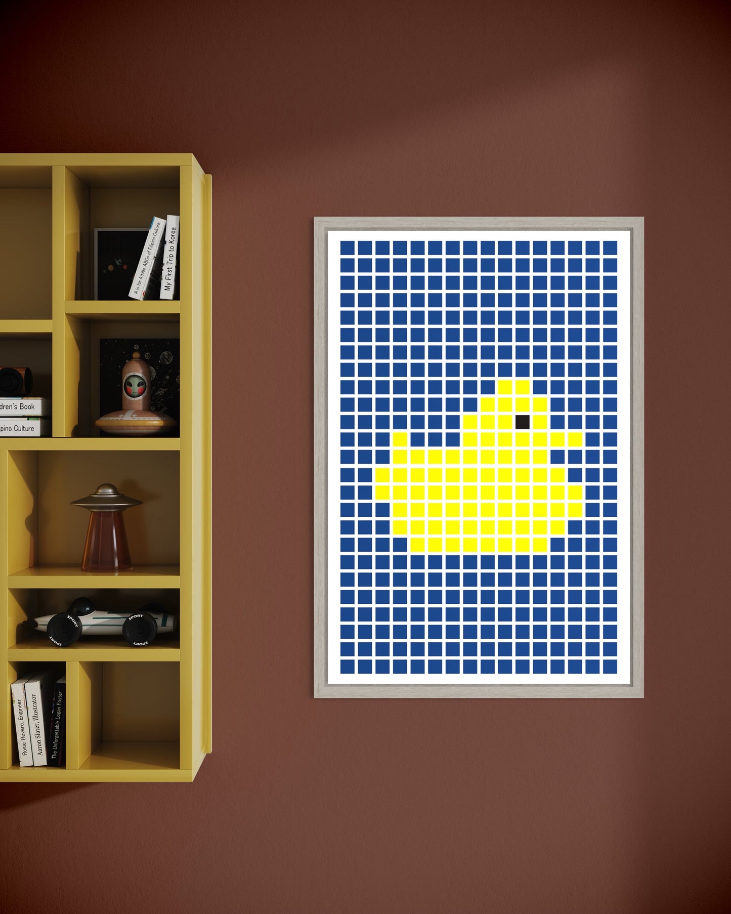 Freya Hearts Premium Poster; Wohnzimmer Poster; Tier Poster; Moderne Wall Art; Cocktail Poster; Küchen Poster; Wandkunst; Rubberduck Poster; Badeente Poster;