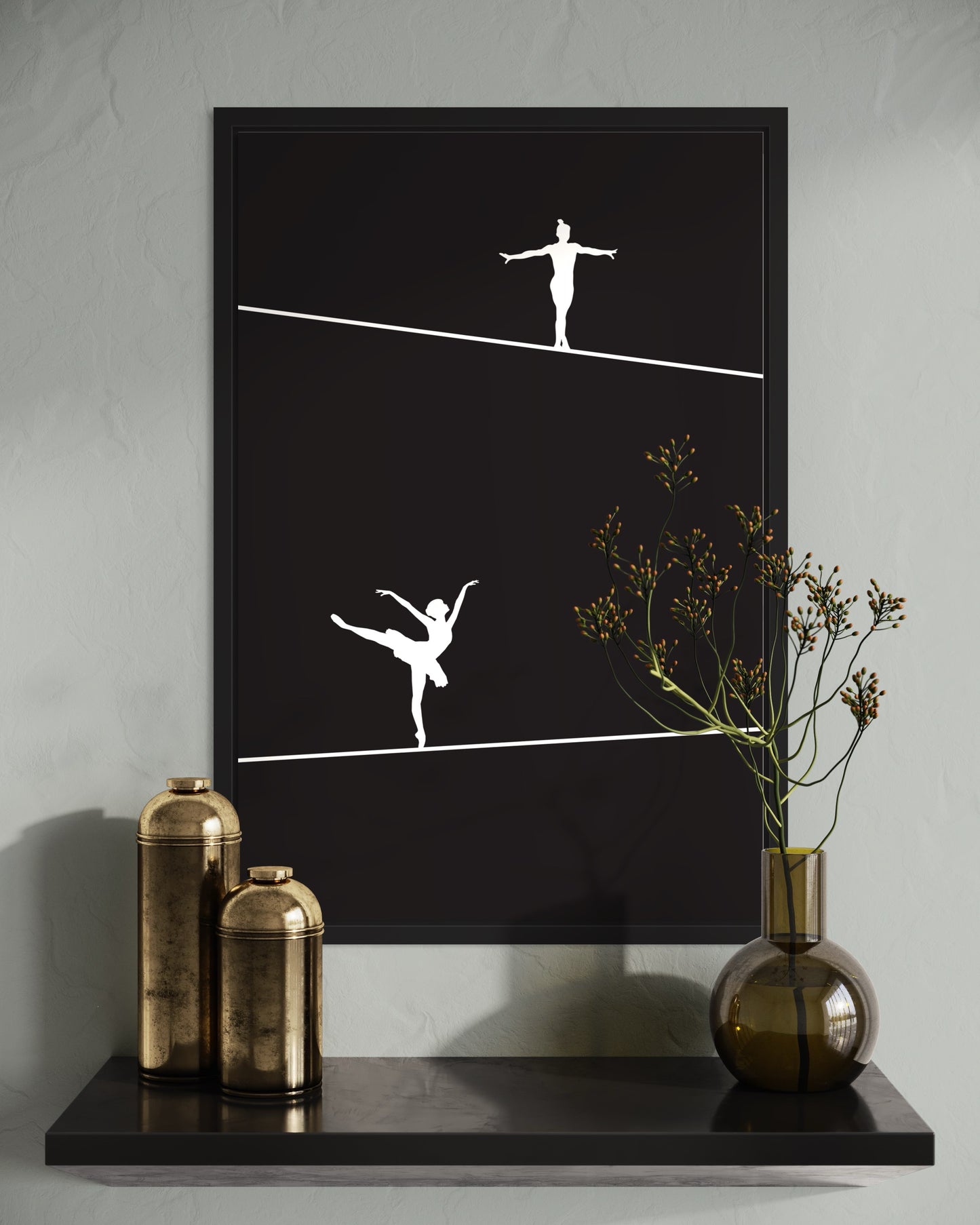 Freya Hearts Premium Poster; Wohnzimmer Poster; Skandinavisches Design; Minimalistisches Poster; Moderne Wall Art; Esszimmer Poster; Küchen Poster; Wandkunst