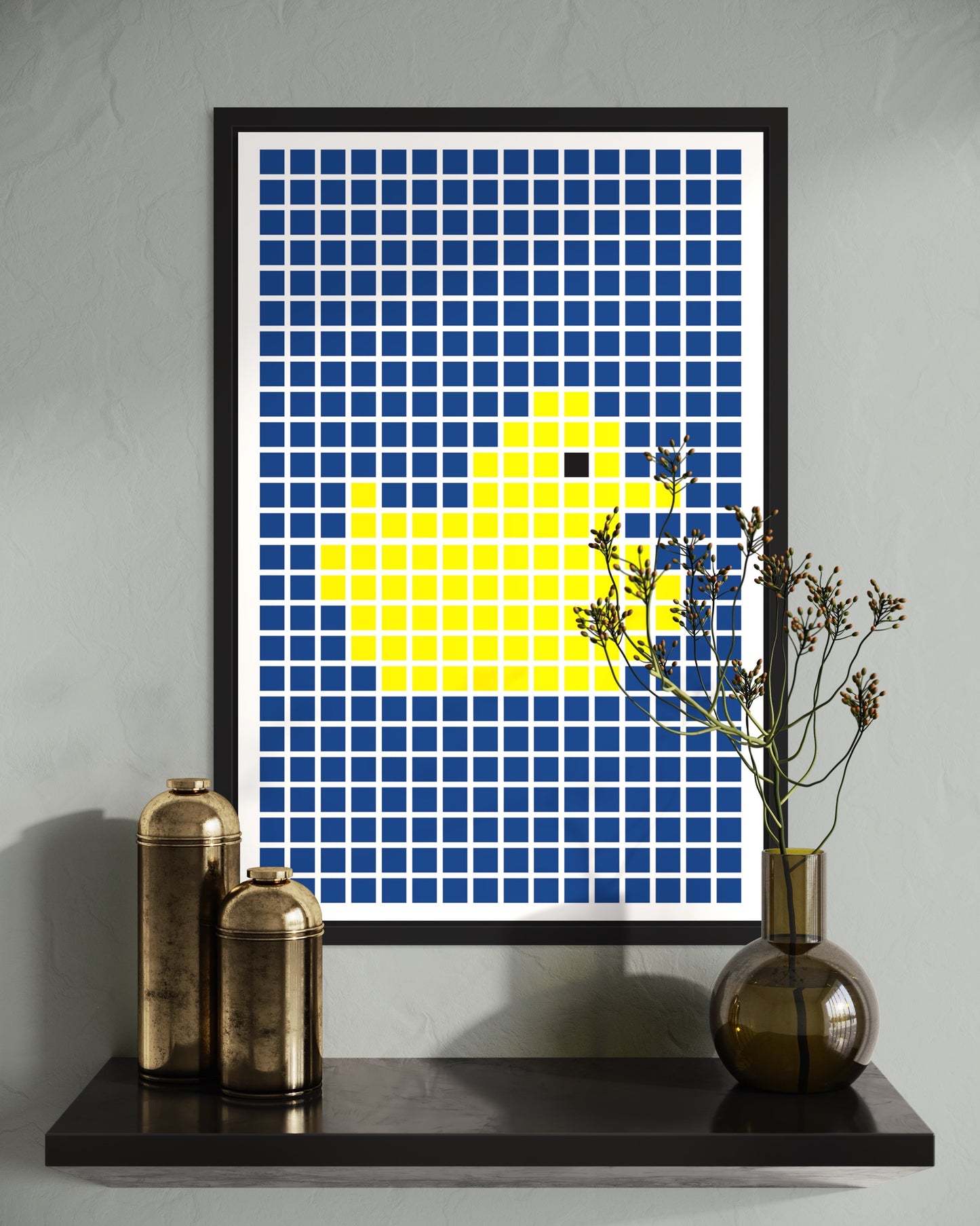 Freya Hearts Premium Poster; Wohnzimmer Poster; Tier Poster; Moderne Wall Art; Cocktail Poster; Küchen Poster; Wandkunst; Rubberduck Poster; Badeente Poster;