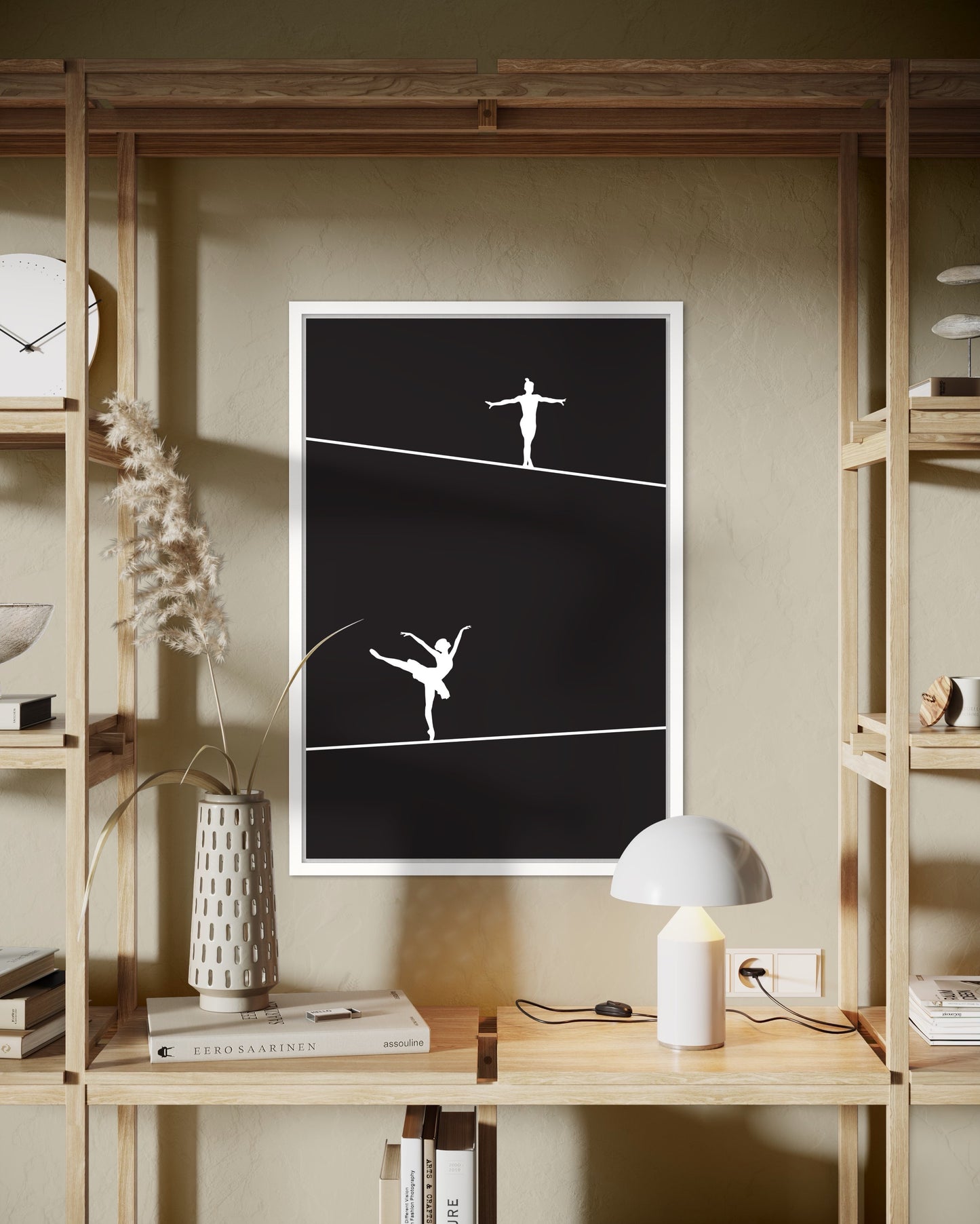Freya Hearts Premium Poster; Wohnzimmer Poster; Skandinavisches Design; Minimalistisches Poster; Moderne Wall Art; Esszimmer Poster; Küchen Poster; Wandkunst