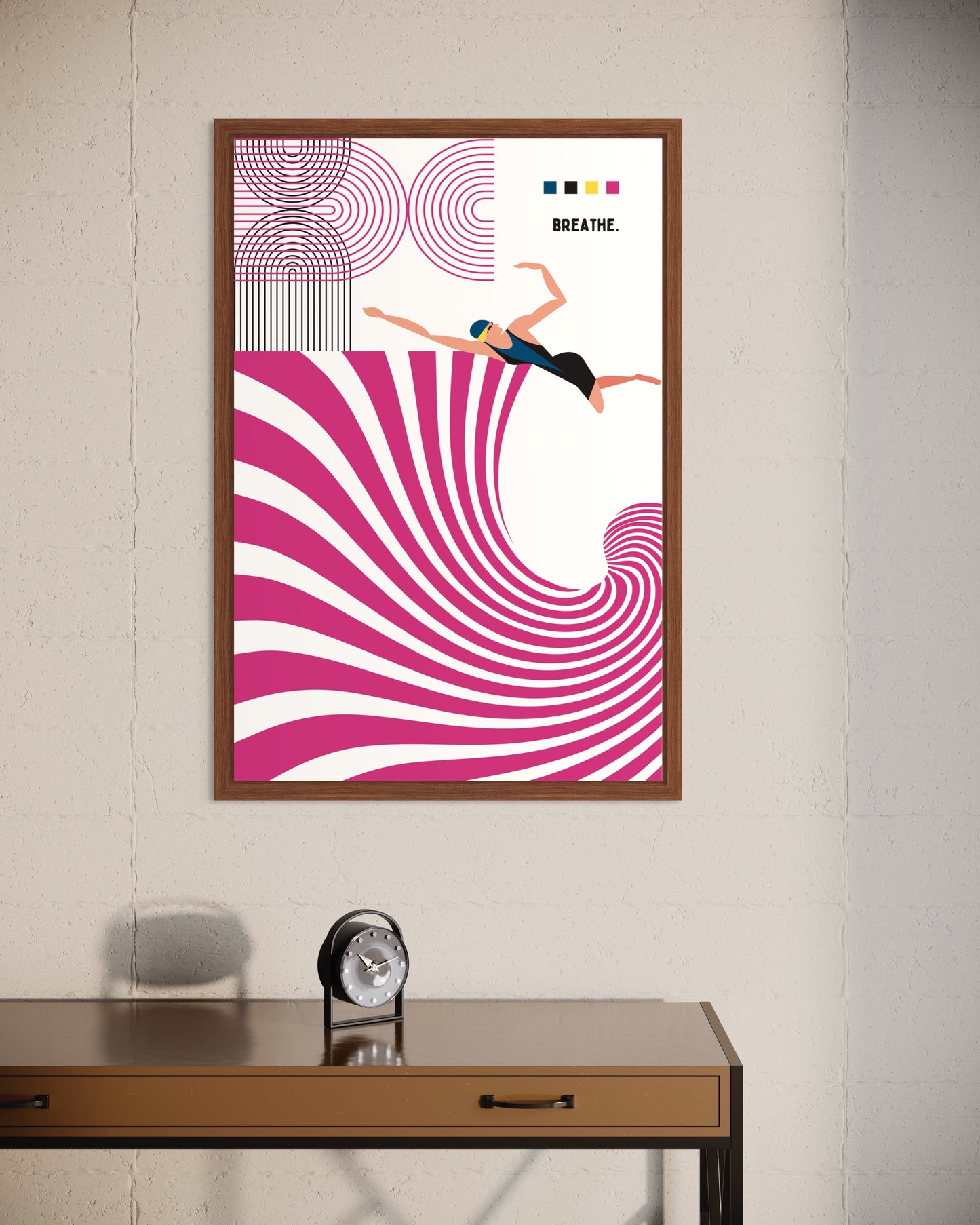 Freya Hearts Premium Poster; Wohnzimmer Poster; Skandinavisches Design; Minimalistisches Poster; Moderne Wall Art; Esszimmer Poster; Küchen Poster; Wandkunst