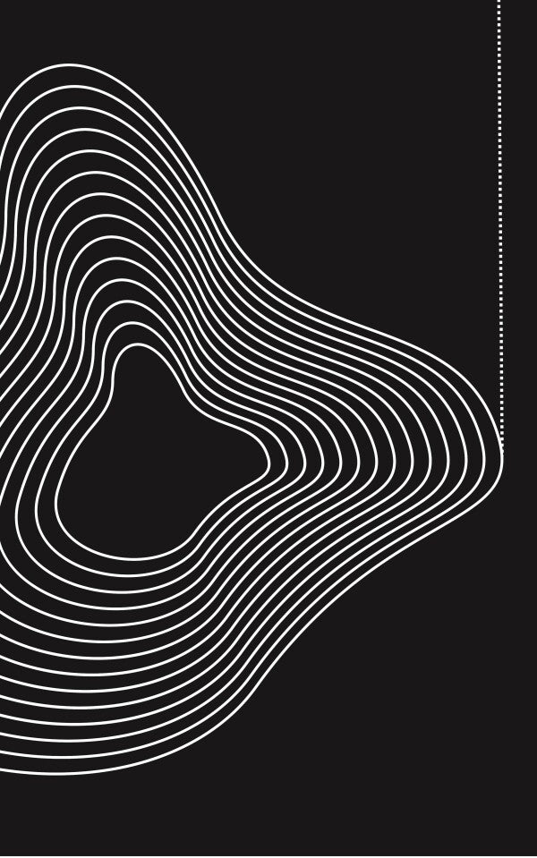 "Vibrating Line" Premium Poster im Rahmen