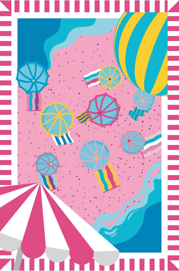"Beachtime" Premium Poster