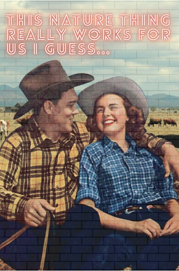 Freya Hearts Premium Poster; Wohnzimmer Poster; Moderne Wall Art; Küchen Poster; Wandkunst; Witziges Poster; Western Poster; Retro Poster; Cowboy Poster;