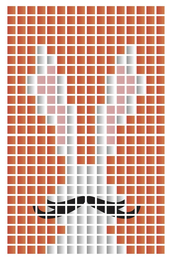 "Monsieur Rabbit" Premium Poster (orange Edition)