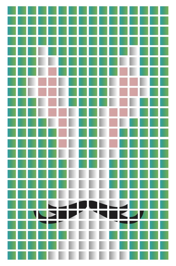 Freya Hearts Premium Poster; Wohnzimmer Poster; Skandinavisches Design; Minimalistisches Poster; Moderne Wall Art; Esszimmer Poster; Küchen Poster; Wandkunst; Kaffee Poster; Hasen poster; Oster Poster; Bunny poster; Pixel Poster;