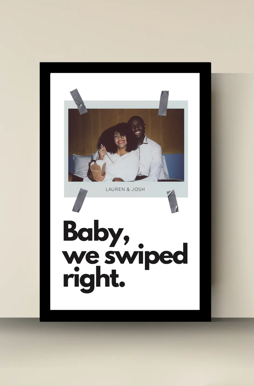 We swiped right (Edition 2) - customizable gift