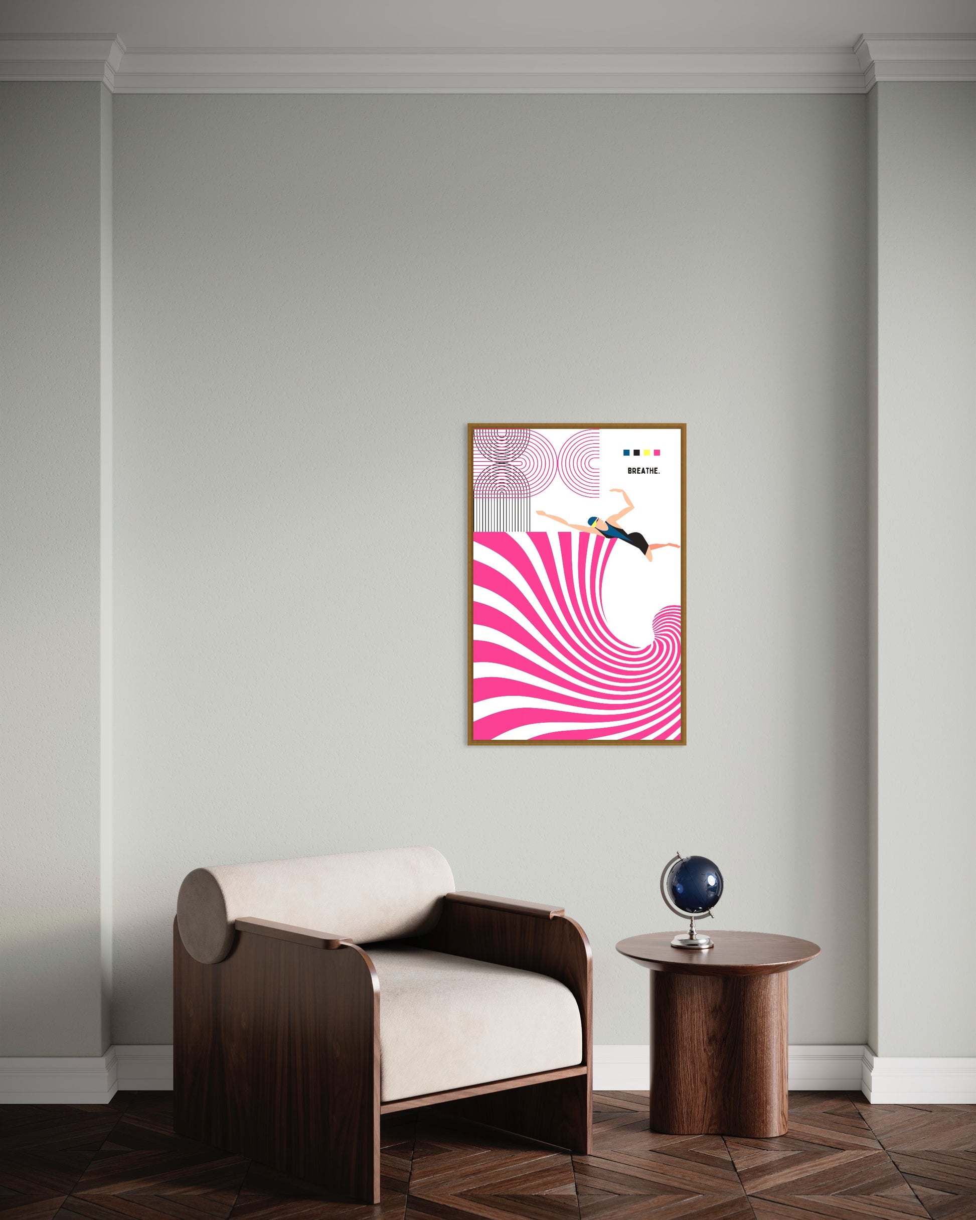 Freya Hearts Premium Poster; Wohnzimmer Poster; Skandinavisches Design; Minimalistisches Poster; Moderne Wall Art; Esszimmer Poster; Küchen Poster; Wandkunst