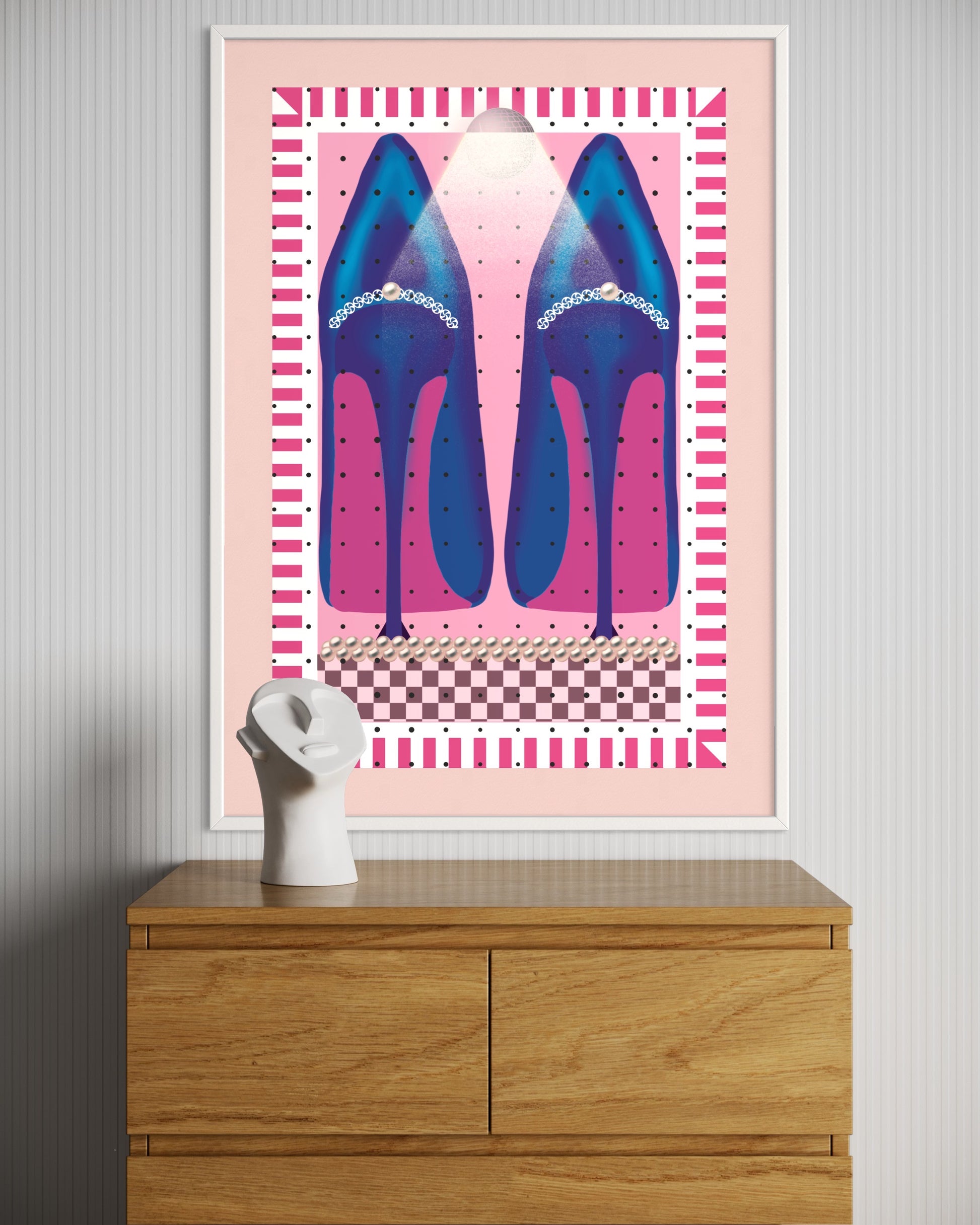 Freya Hearts Premium Poster; Wohnzimmer Poster; Skandinavisches Design; Minimalistisches Poster; Moderne Wall Art; Esszimmer Poster; Küchen Poster; Wandkunst