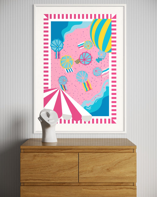 Freya Hearts Premium Poster; Wohnzimmer Poster; Skandinavisches Design; Minimalistisches Poster; Moderne Wall Art; Esszimmer Poster; Küchen Poster; Wandkunst