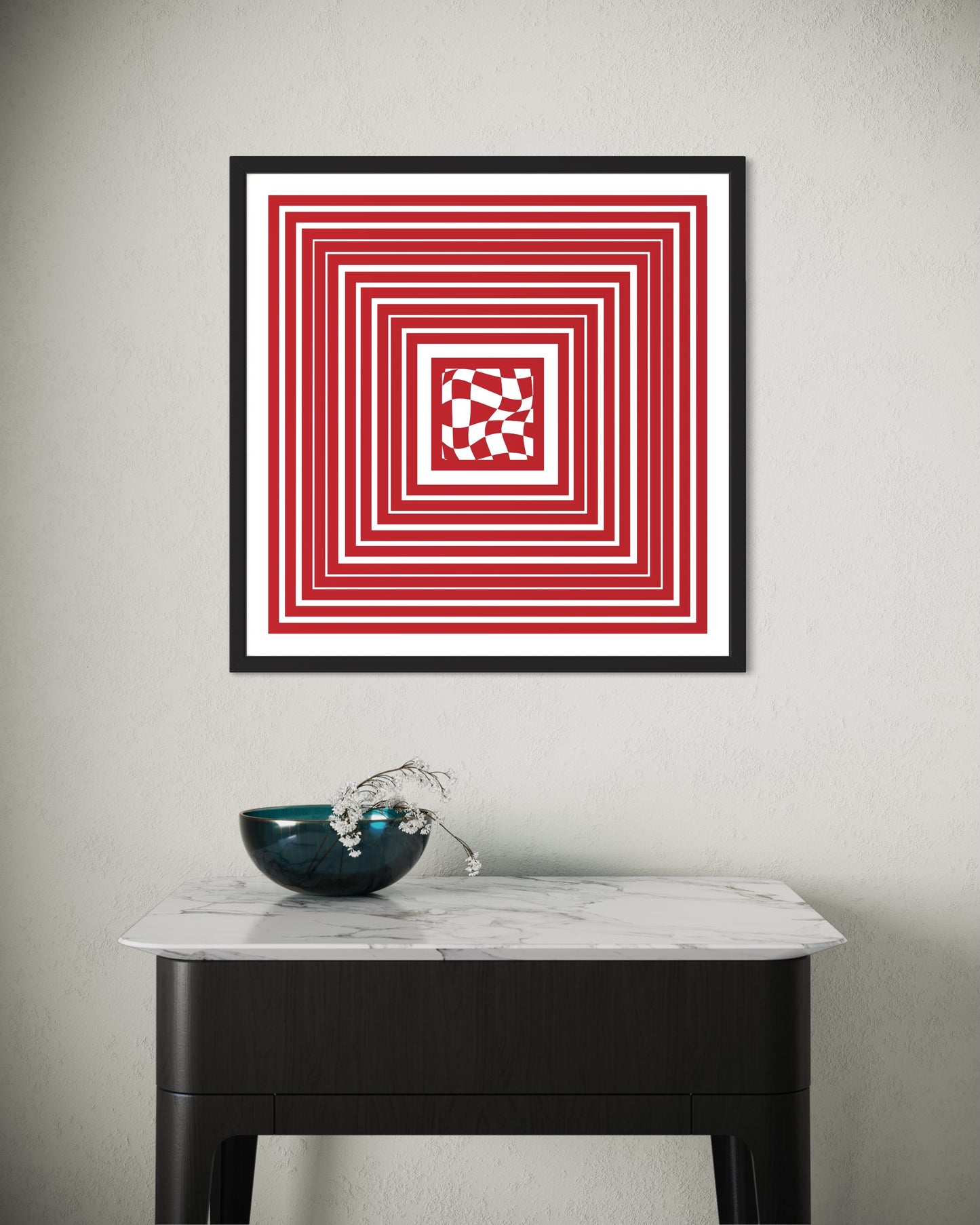 Freya Hearts Premium Poster; Wohnzimmer Poster; Skandinavisches Design; Minimalistisches Poster; Moderne Wall Art; Esszimmer Poster; Küchen Poster; Wandkunst