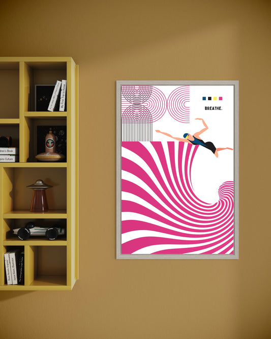 Freya Hearts Premium Poster; Wohnzimmer Poster; Skandinavisches Design; Minimalistisches Poster; Moderne Wall Art; Esszimmer Poster; Küchen Poster; Wandkunst