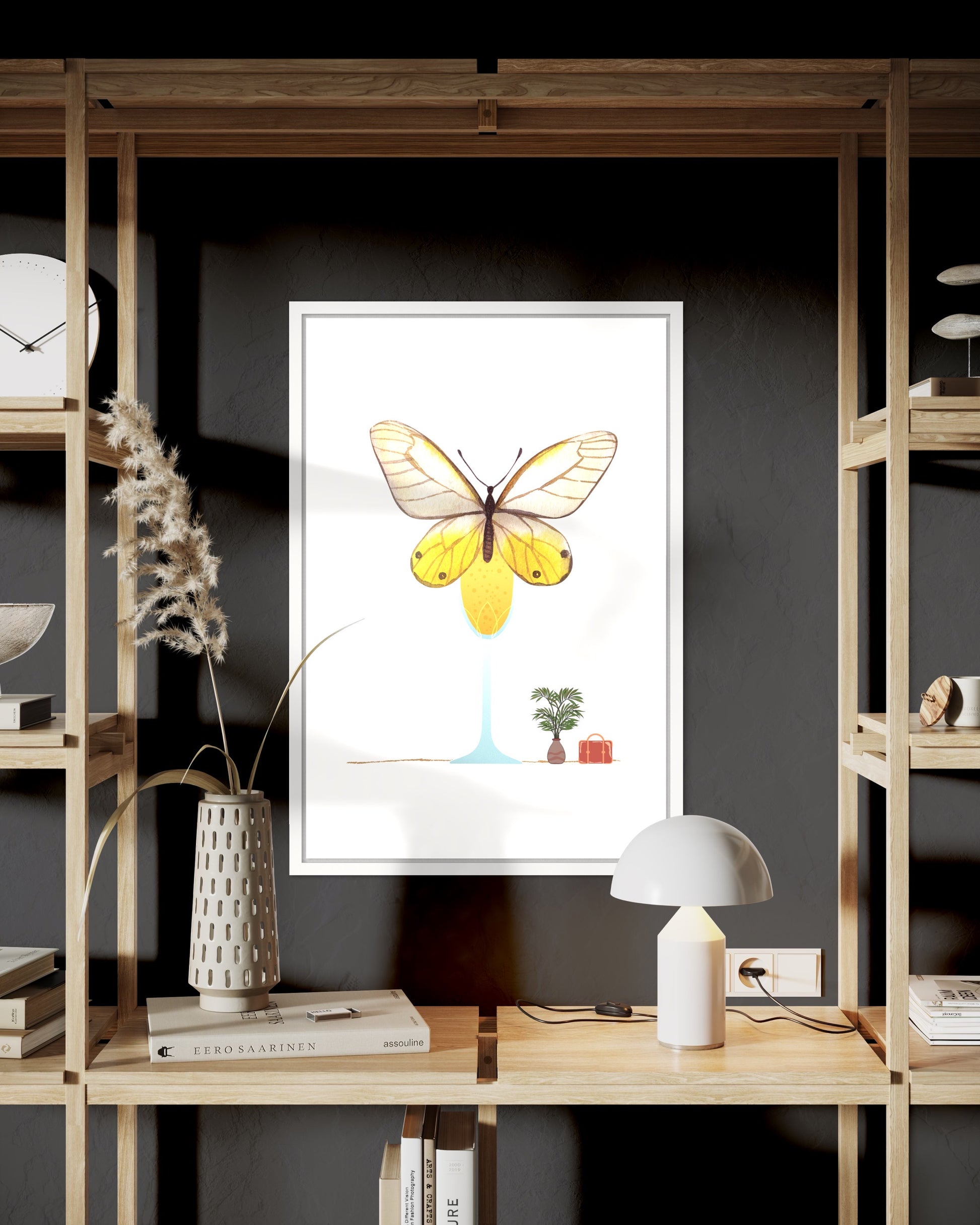 Freya Hearts Premium Poster; Wohnzimmer Poster; Tier Poster; Moderne Wall Art; Cocktail Poster; Küchen Poster; Wandkunst