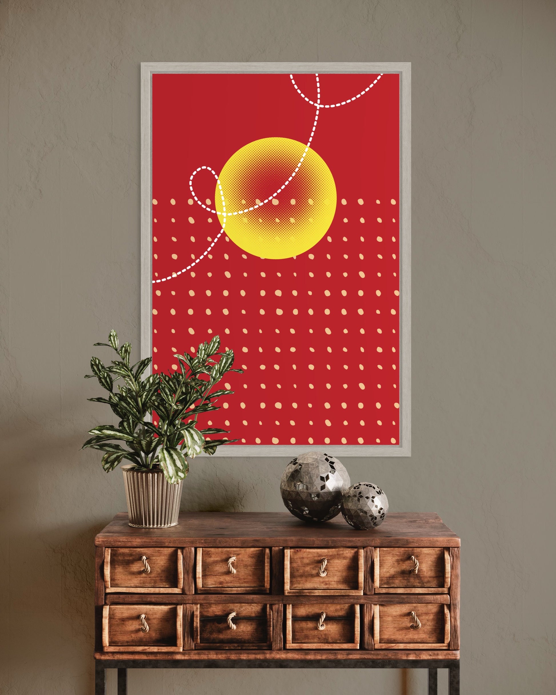 Freya Hearts Premium Poster; Wohnzimmer Poster; Skandinavisches Design; Minimalistisches Poster; Moderne Wall Art; Esszimmer Poster; Küchen Poster; Wandkunst