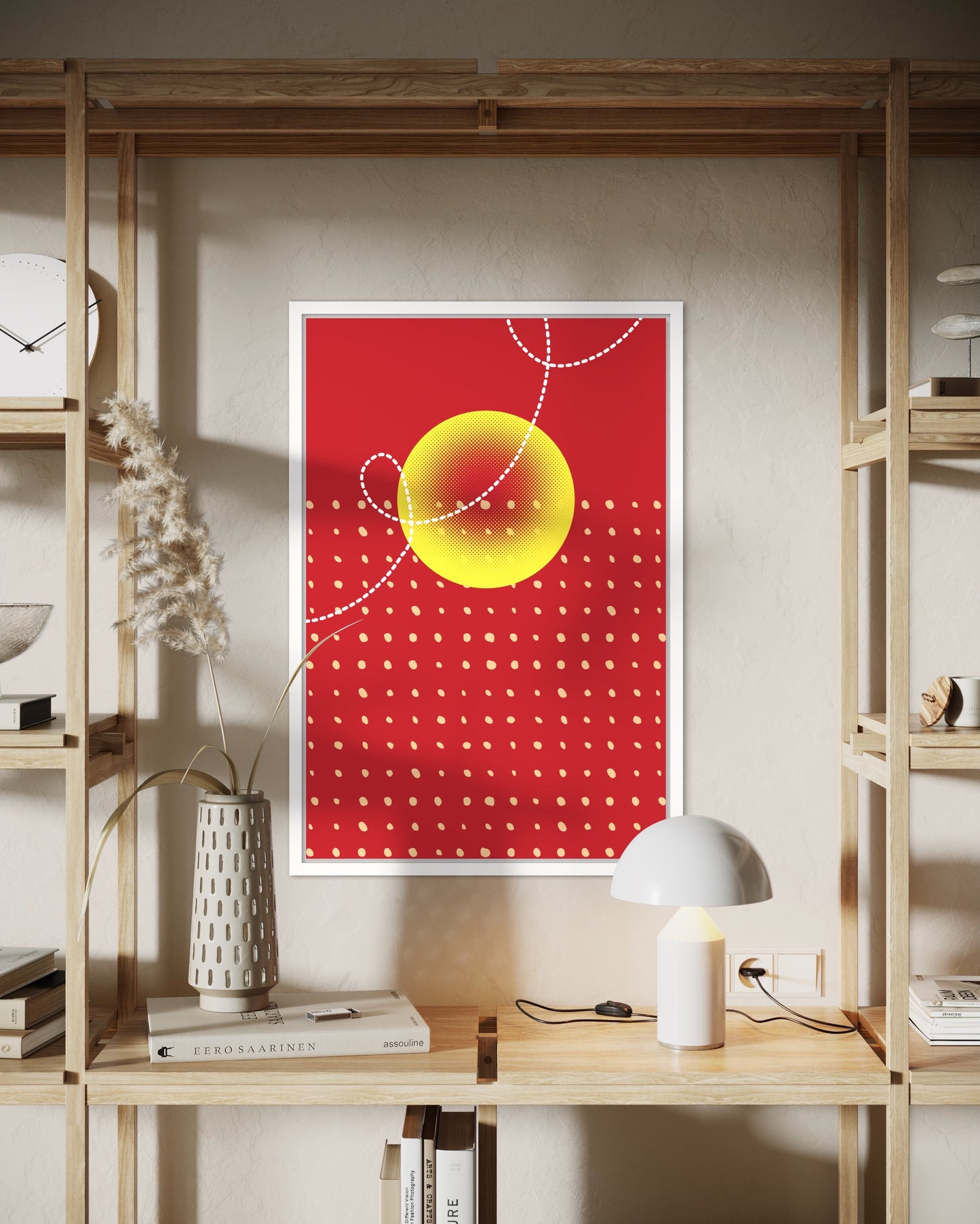 Freya Hearts Premium Poster; Wohnzimmer Poster; Skandinavisches Design; Minimalistisches Poster; Moderne Wall Art; Esszimmer Poster; Küchen Poster; Wandkunst