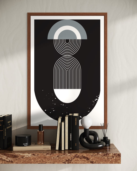 Freya Hearts Premium Poster; Wohnzimmer Poster; Skandinavisches Design; Minimalistisches Poster; Moderne Wall Art; Esszimmer Poster; Küchen Poster; Wandkunst